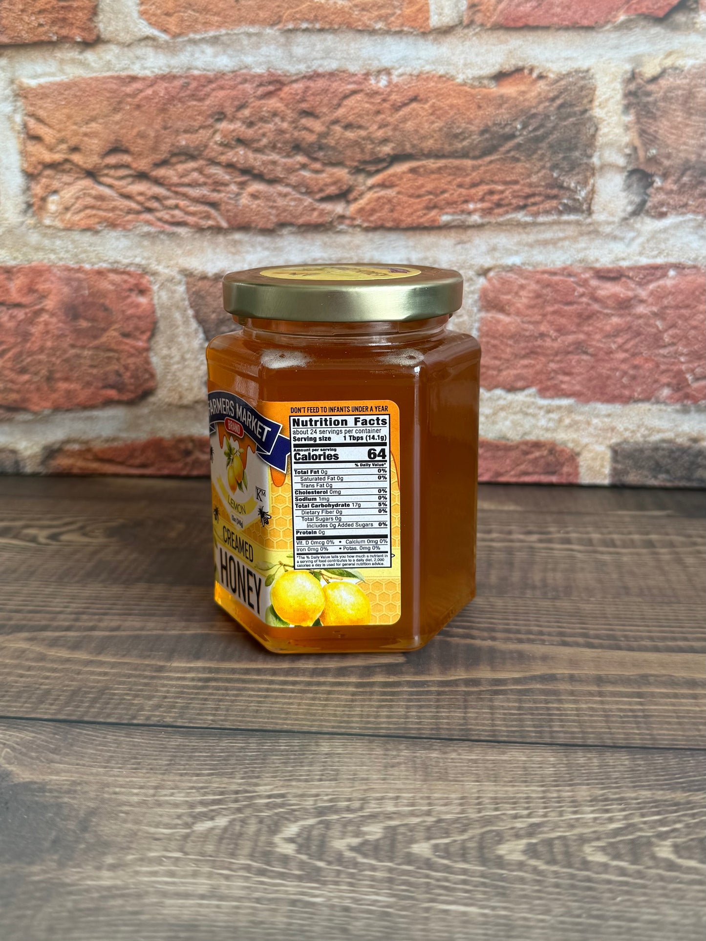 Farmers Market - Lemon Creamed Honey 12oz