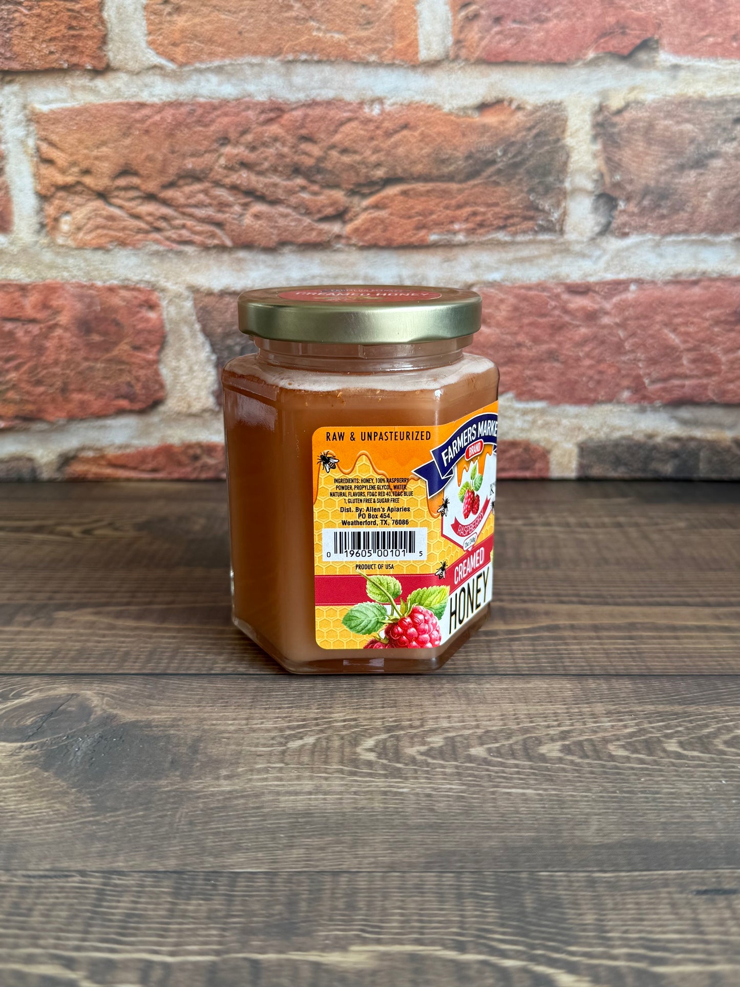 Farmers Market - Raspberry Creamed Honey 12oz