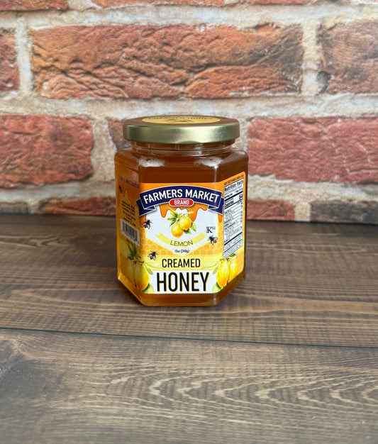 Farmers Market - Lemon Creamed Honey 12oz