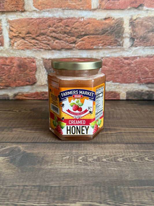 Farmers Market - Raspberry Creamed Honey 12oz